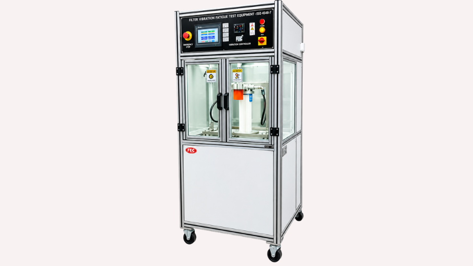Oil Filter Testing machine Manufacturer ISO 4548 & JIS D